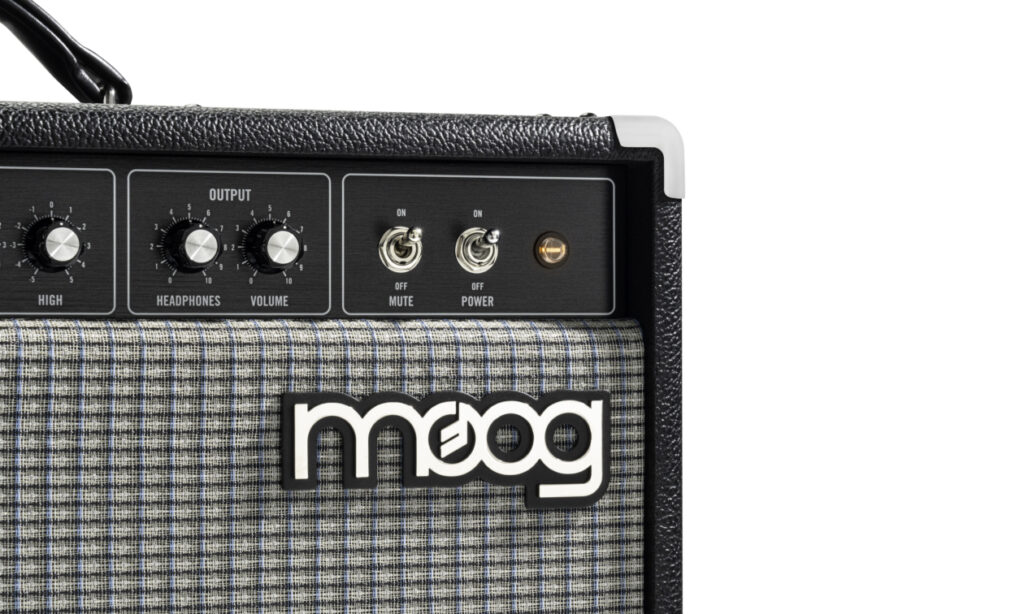 Model 112 und Model 210 Tolex und Vintagestoff Details (Bildquelle: Moog)