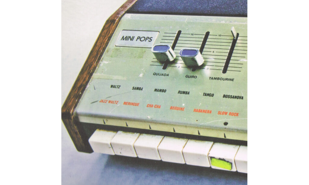 Korg Mini Pops (Bildquelle: Oxygene Triology 40th Anniversary Edition: Print)