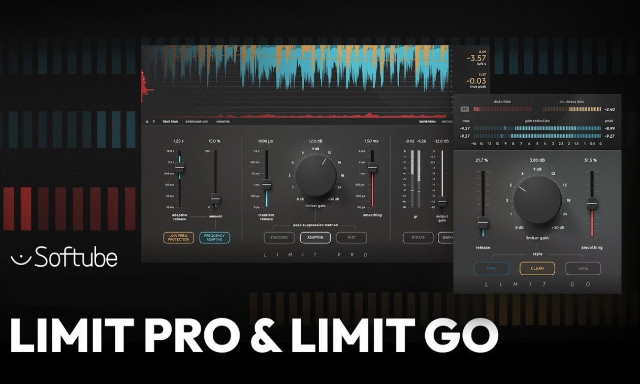 Softube Limit Pro & Limit Go: Limiter die Musikstile berücksichtigen Artikelbild