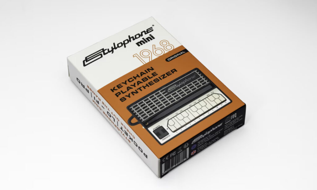  Stylophone Mini Verpackung (Bildquelle:Dübreq )