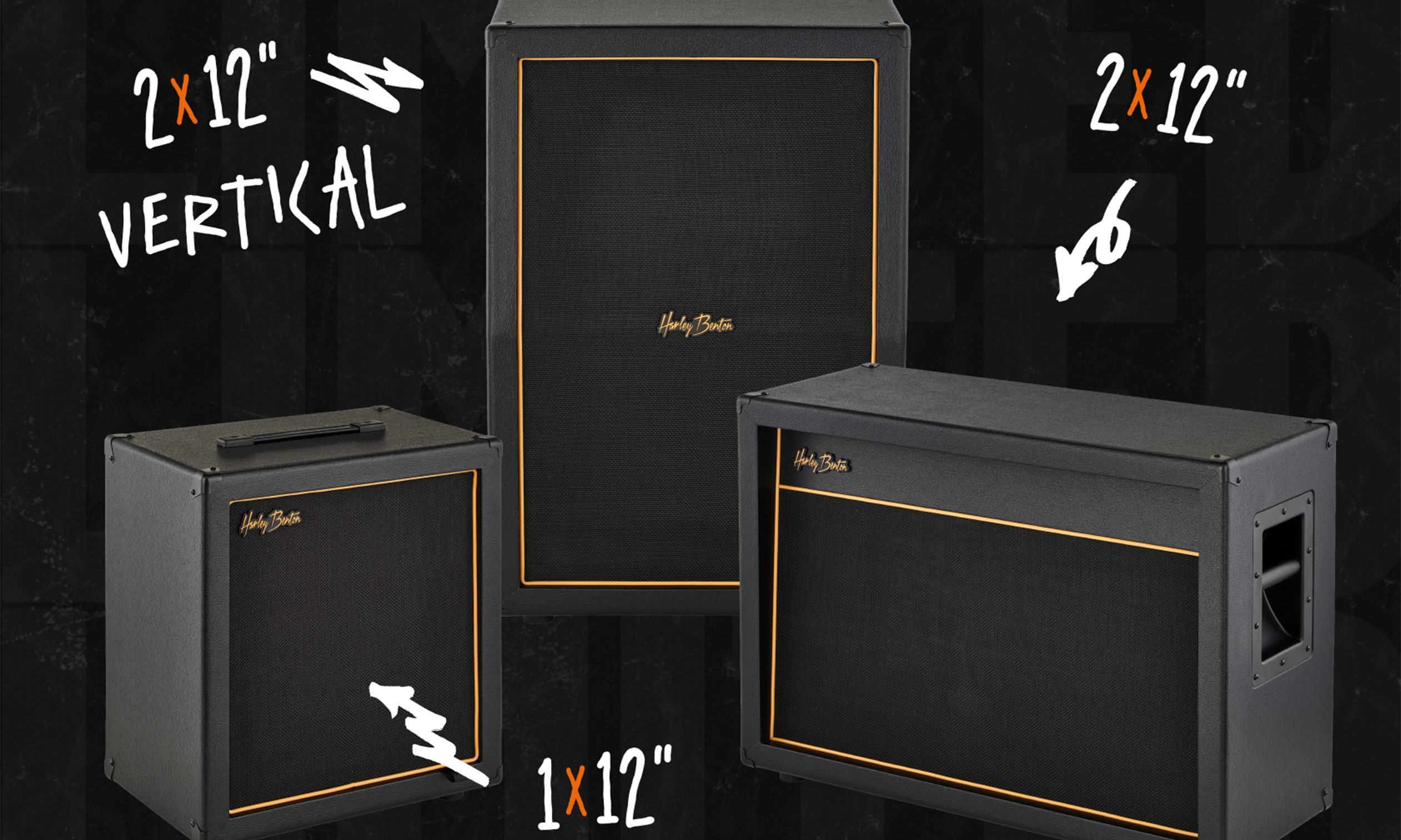 Harley Benton G112 Plus LTD V30UK, G212 Plus LTD V30UK und G212VPlus Vertical LTD V30UK – günstige, kompakte Gitarrenboxen mit Premiumbestückung Artikelbild