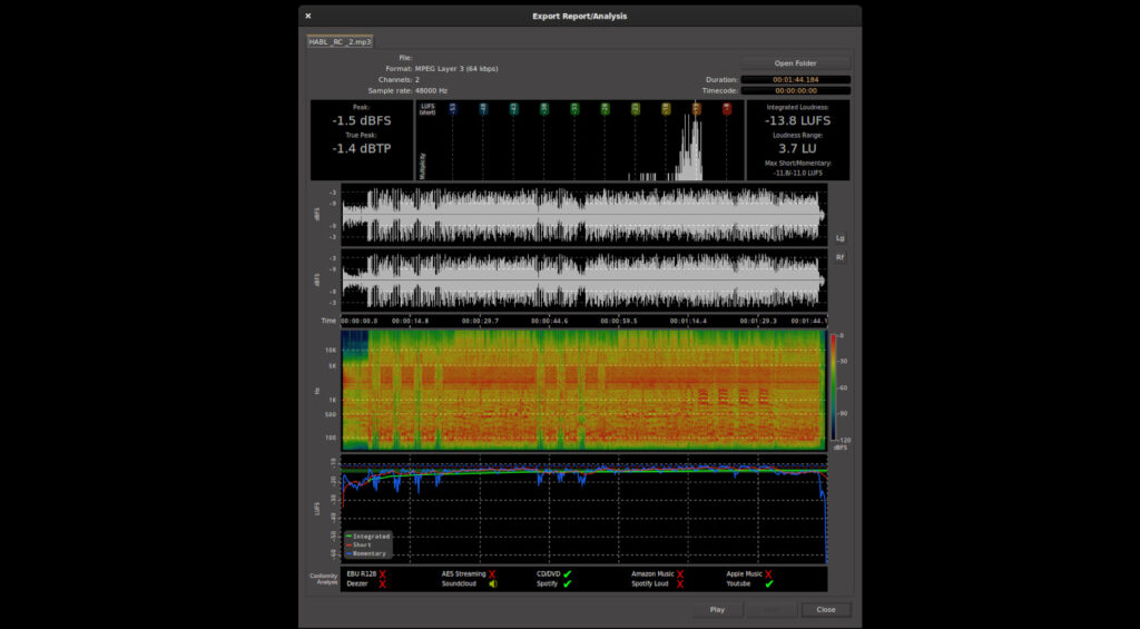 Harrison Mixbus 8 Export