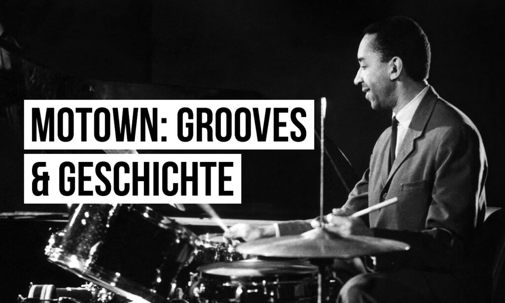 Motown-Shuffle am Schlagzeug spielen