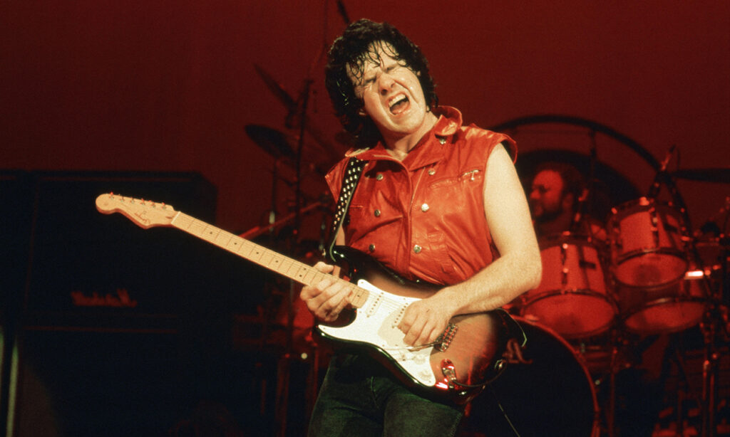 "Still Got The Blues" von Gary Moore gehört zu den absoluten Slow-Blues-Klassikern. (Credit: Alamy Stock Foto / Trinity Mirror / Mirrorpix)