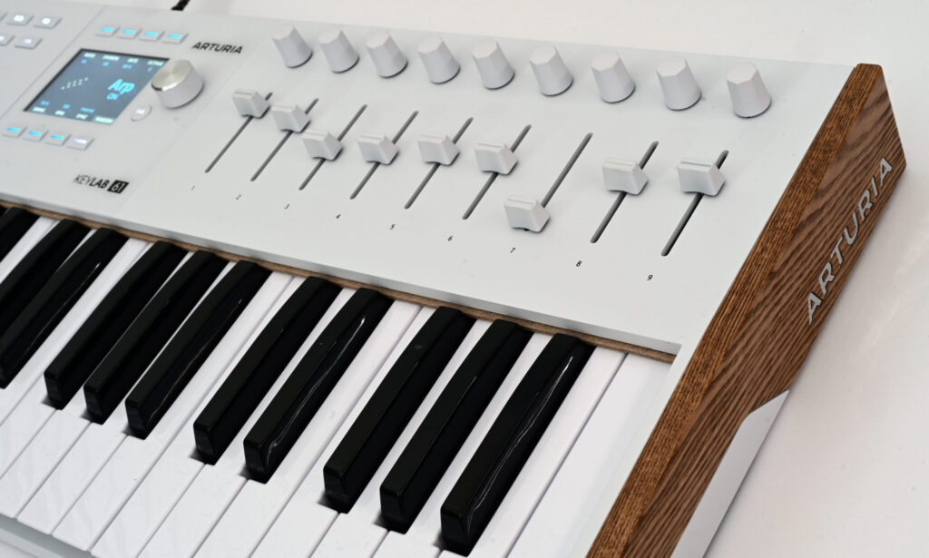 Der neunte Fader des Arturia Keylab