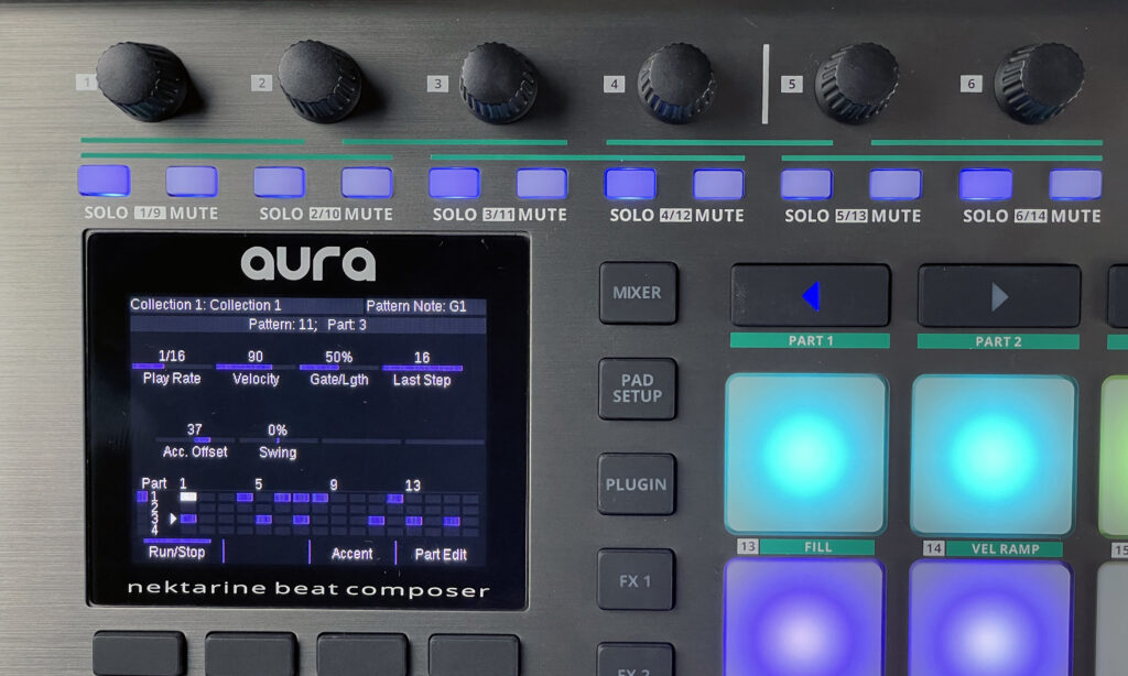 Nektar Aura Step Sequencer