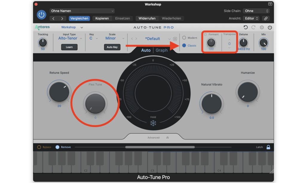 Auto-Tune Pro X - Classic Mode vs. Modern Mode