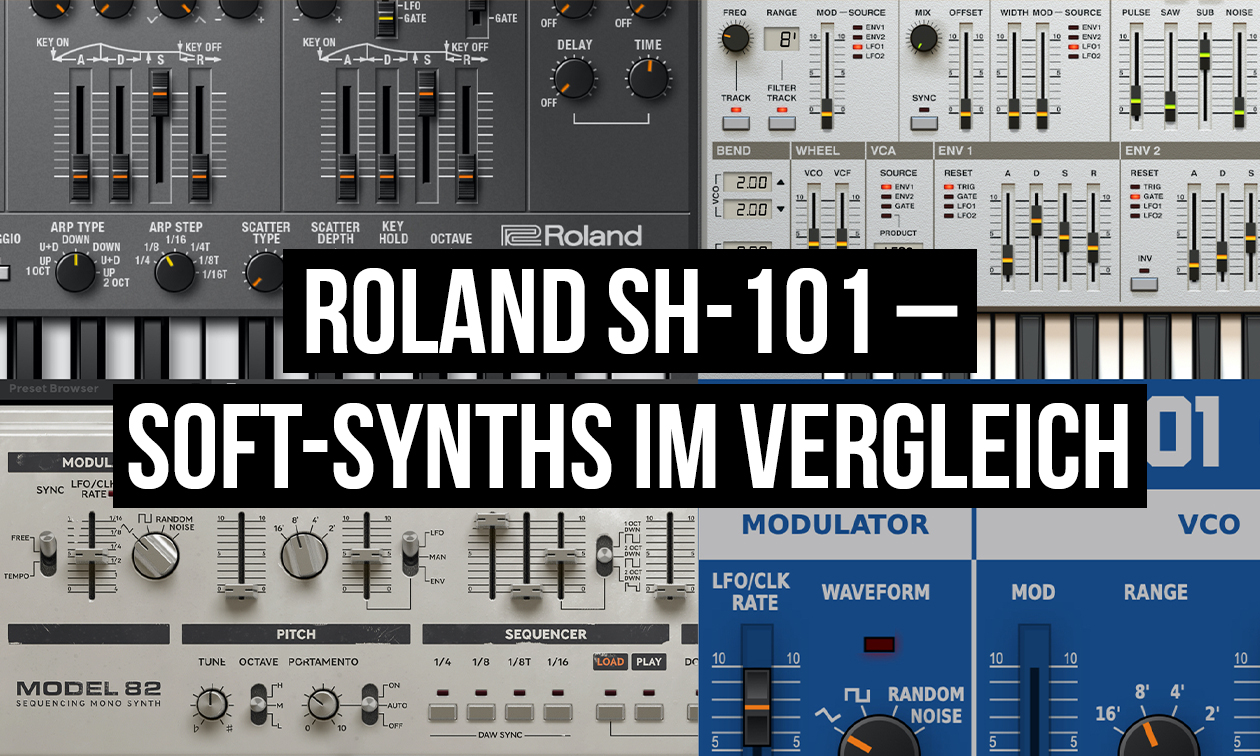 Roland SH-101 – Soft-Synths im Vergleich Artikelbild