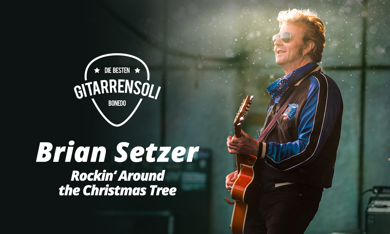 Brian Setzer "Rockin‘ Around the Christmas Tree" auf der Gitarre lernen (Workshop) Artikelbild