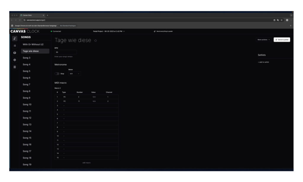 Walrus Audio Canvas Clock Editor