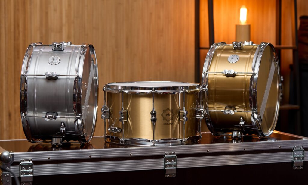 PDP Concept 14“ x 8“ Brushed Aluminum, Brass und Bronze Select Snare Test