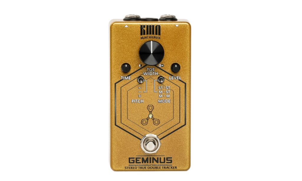 Mit dem Geminus liefert KMA Audio Machines ein innovatives Stereo-Pedal, das den Klang einer doppelt eingespielten Gitarre beeindruckend realistisch simuliert.