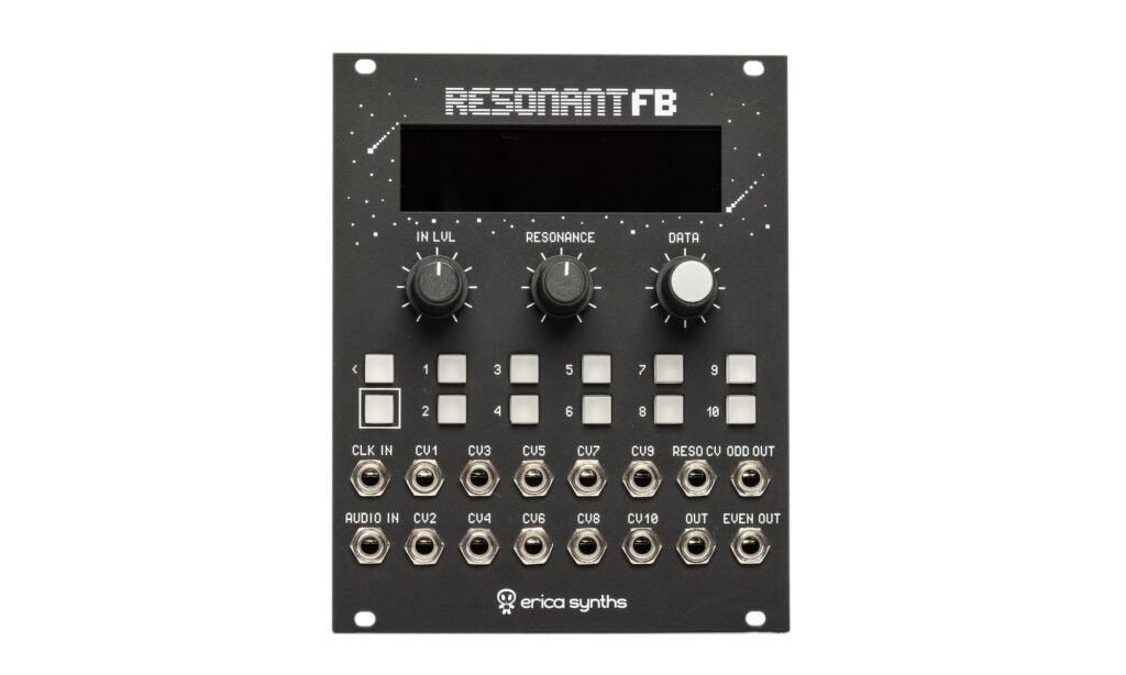 Zehn Buttons bieten kombinierten Zugriff auf die Bänder der Filterbank – und die Funktionen weiterer Filtermodi des Graphic Resonant EQ.