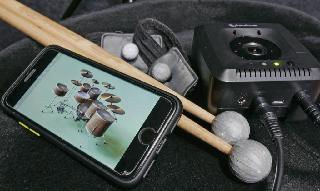 Aerodrums Air Percussion Set 2 Test