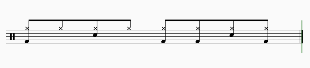 Mikro-Time-Übung Groove Bsp. 1