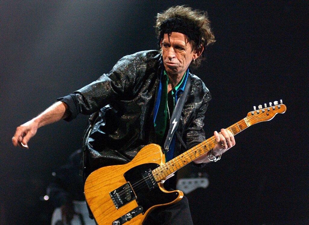 Keith Richards, 2003 in Boston | Bild: Alamy / Michael Dwyer