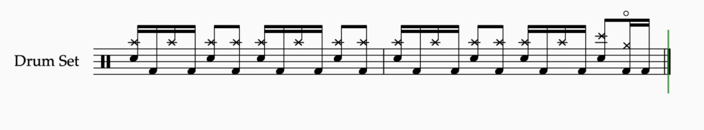 Steigerung nach dem dritten Chorus