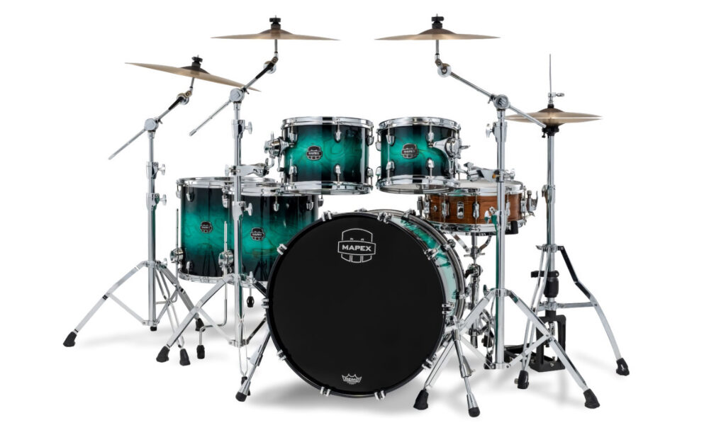 Neues Finish: Marine Teal Burst | Bildquelle: Mapex Drums