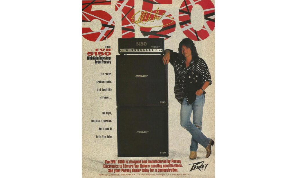 Die Eddie Van Halen 5150 Anzeige
