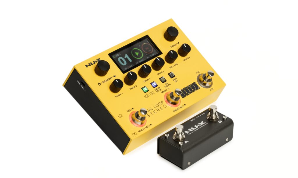 Das Nux Dual Loop Stereo überzeugt mit zwei unabhängigen Loops und flexiblem Routing – ideal für Bühne und Proberaum.