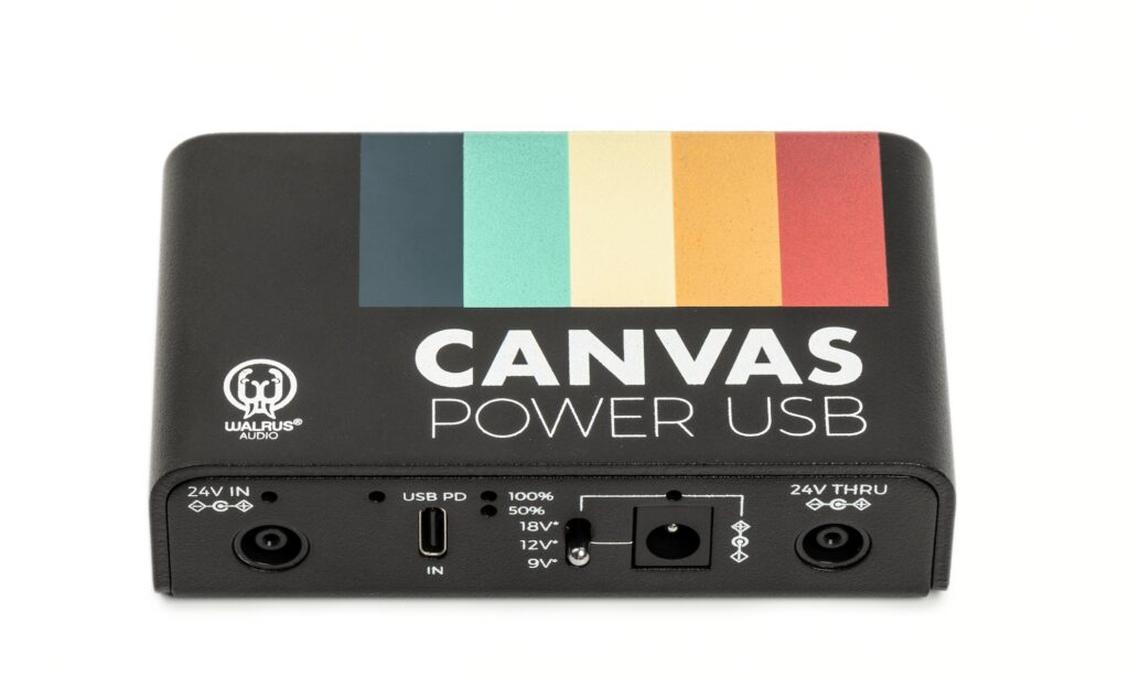 Durchdachtes Konzept für die mobile Stromversorgung von Pedalboards – das Walrus Audio Canvas Power USB.