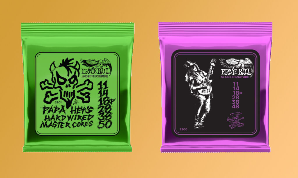 NAMM 2026: Ernie Ball bringt Slash- und Hetfield-Signature-Saiten