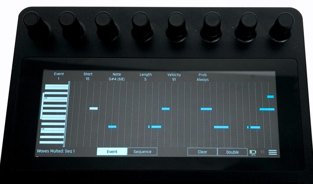 Pianoroll-Sequencer, fast wie in der DAW