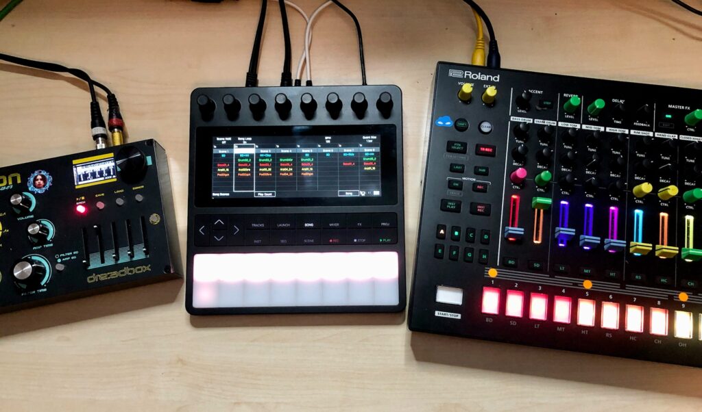 Die 1010music bento kann in DAWless-Setups eine gute Figur als „Super-Looper“ machen.