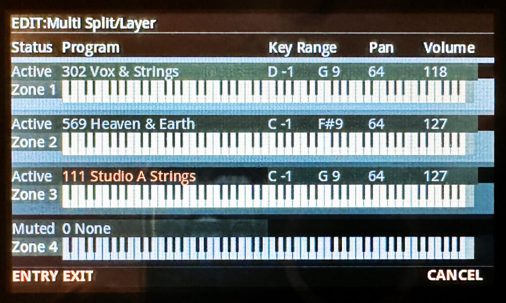 Der Kurzweil K2088 ermöglicht umfangreiche Layer- und Split-Kreationen samt Effekte und Arp/Sequenzer.