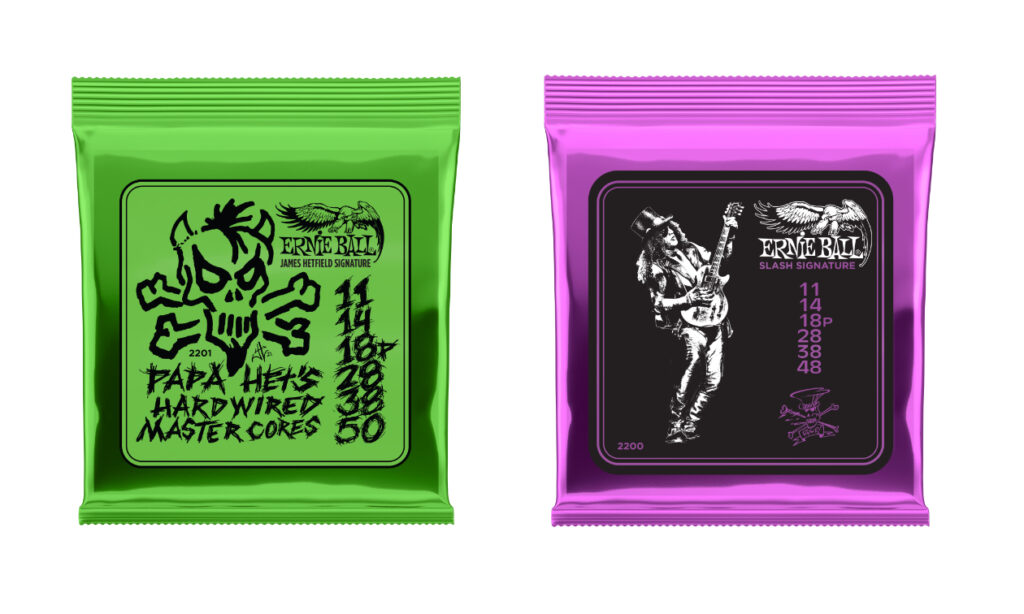 NAMM 2026: Ernie Ball bringt Slash- und Hetfield-Signature-Saiten