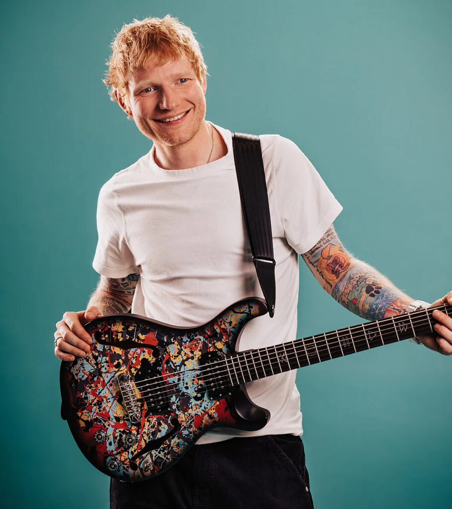 PRS SE Ed Sheeran Cosmic Splash News