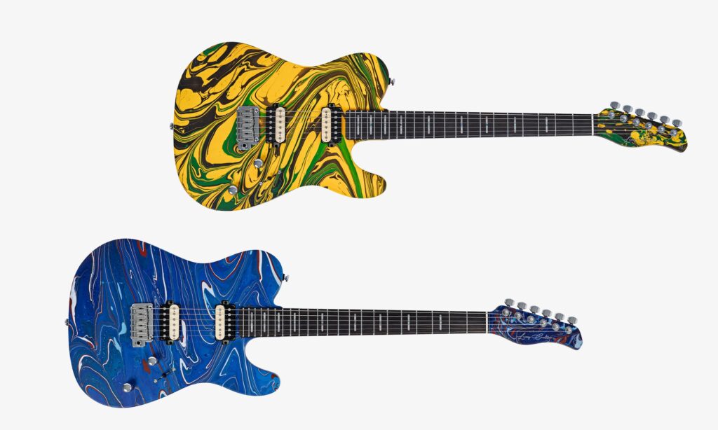 Telecaster-Interpretation: Mit der T7 SW schlägt Sire die Brücke zwischen Tradition und Moderne und bedient sich einem auffälligen Swirl-Finish. (Bildquelle: Sire)