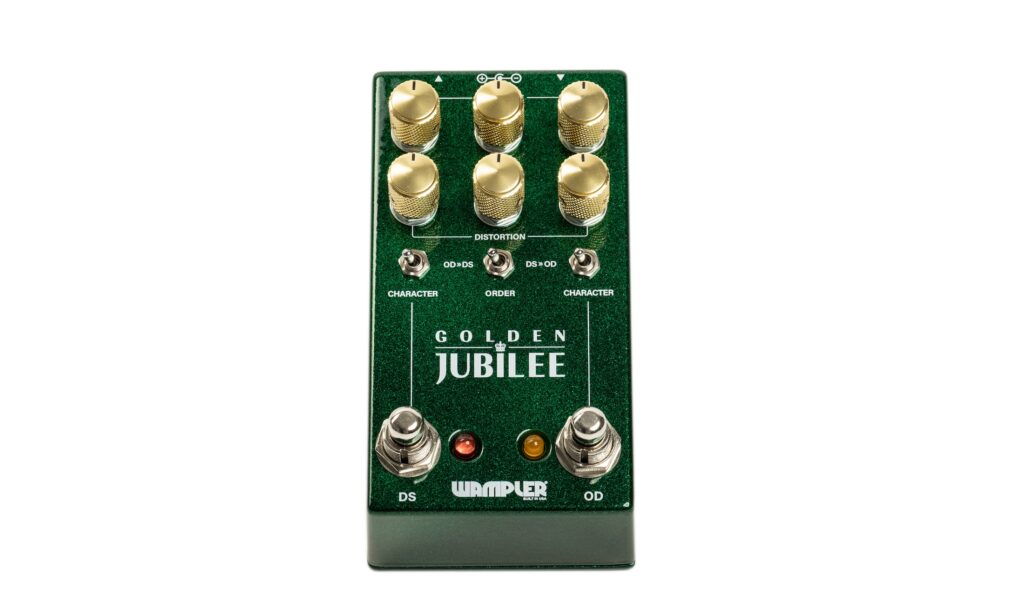Wampler Golden Jubilee Overdrive Pedal Test