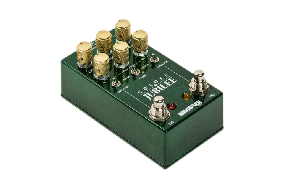 Zwei Gain-Welten in einem Gehäuse: Der Golden Jubilee deckt alles von sensiblen Low-Gain-Sounds bis zu singenden 80er-Leads ab.