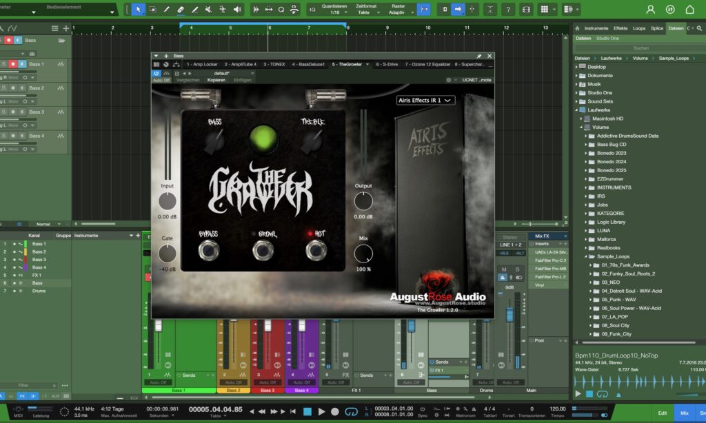 Die besten kostenlosen VST-Plugins für Bass The Growler