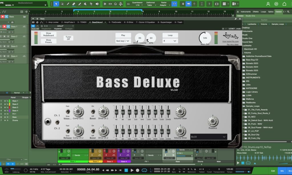 Die besten kostenlosen VST-Plugins für Bass Bass Deluxe