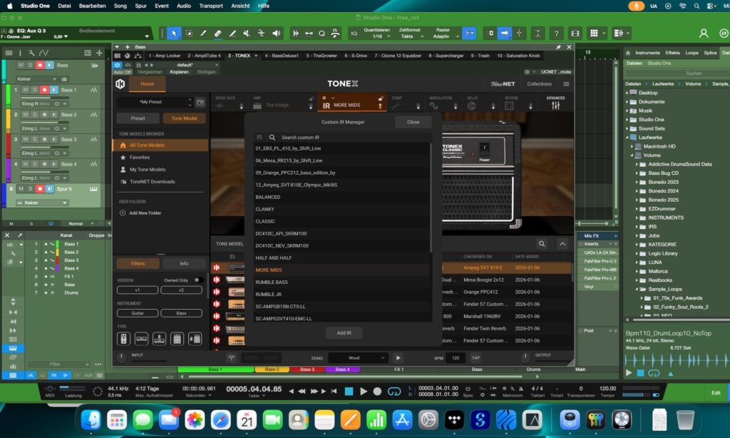Die besten kostenlosen VST-Plugins für Bass IRs
