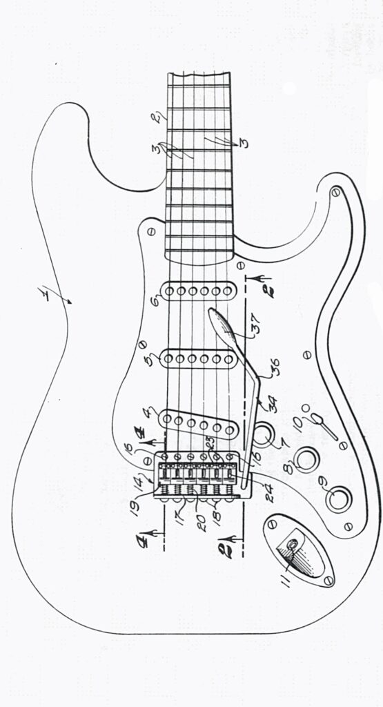 Die charakteristische Kontur der Strat: Laut dem Gerichtsurteil gilt die Form als geschütztes Werk der angewandten Kunst.
(Bildquelle: Fender)
