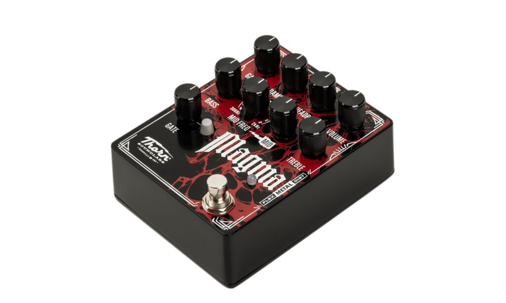 Modernes Distortion-Pedal mit flexibler Mittensektion und kontrollierbarer Gain-Struktur. 