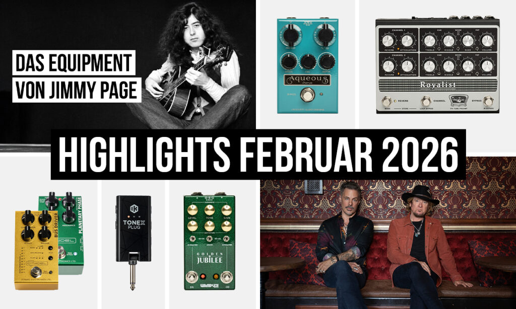 bonedo Gitarren-Highlights im Februar 2026
