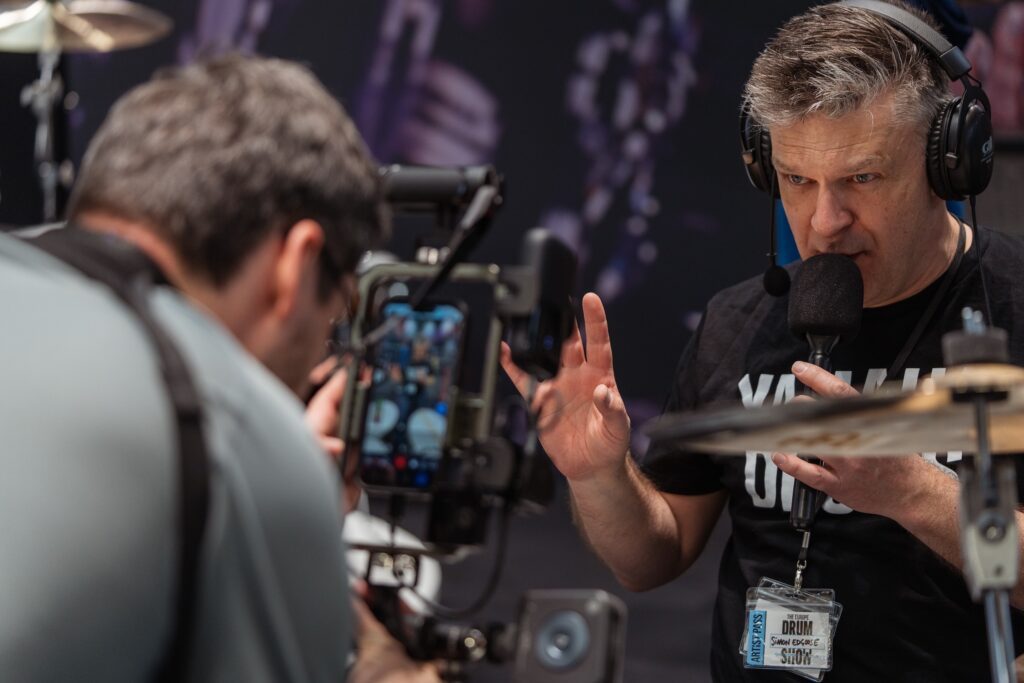 Simon Edgoose erklärte uns das neue Yamaha EAD50.