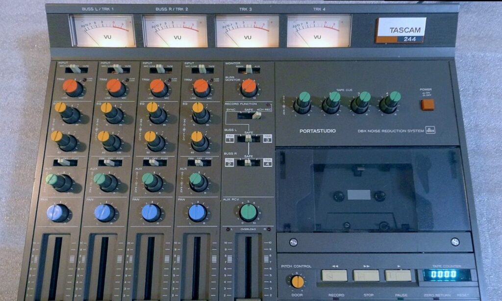 Tascam 4-Track Recorder (Credit: Wikimedia)
