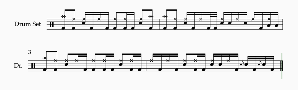 C-Part – Fill-in Variationen
