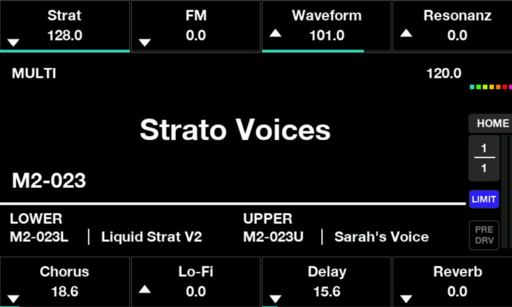 Ein Patch im Multi-Mode: auf dem Home-Screen sehr zugänglich, unter der Haube aber sehr komplex.