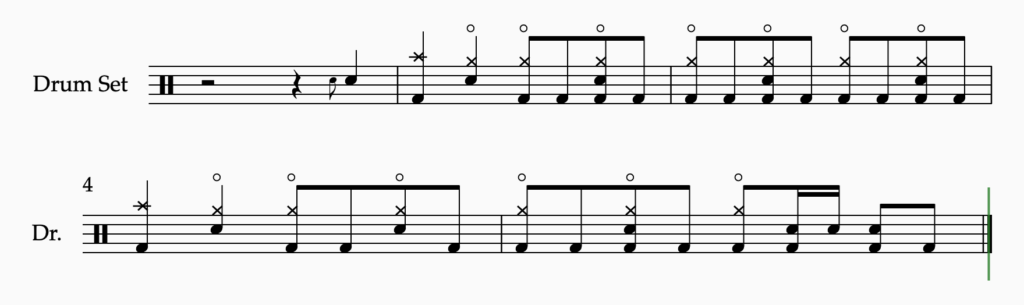 Intro / Interlude in erste Strophe