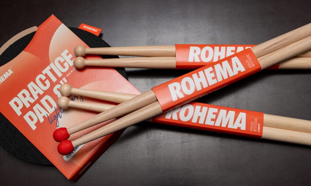 Rohema Pad Stick Anywhere, Light & Heavy + Practice Pad 8“ Test