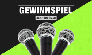Gewinnspiel: 3x Shure SM58 Artikelbild