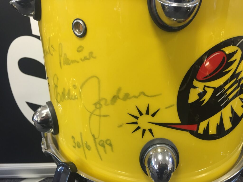 Premier Genista Custom Drum Set für Eddie Jordan. (Bild: Fritz Steger)