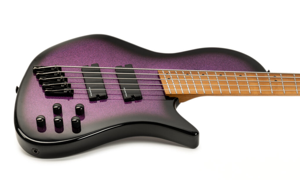 Harley Benton MSB 5 Amethyst Sparkle DLX