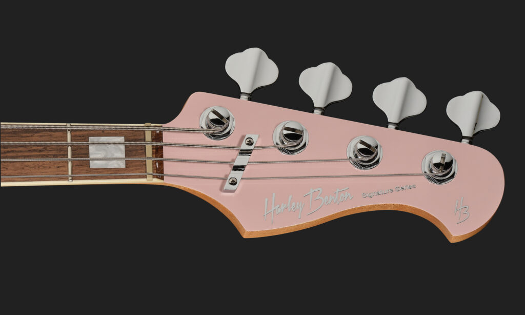 Harley Benton MV-4JB BassTheWorld Signature in Shell Pink